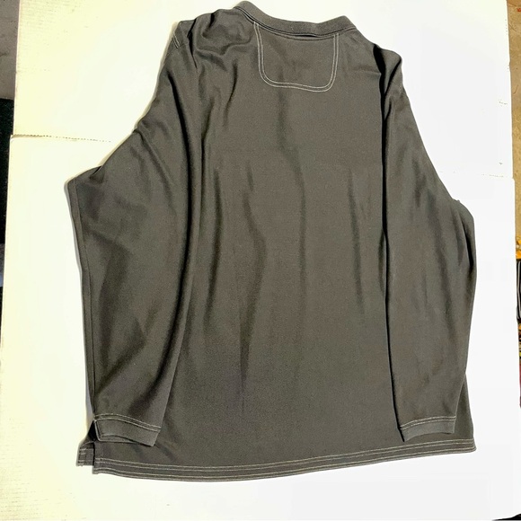 Tommy Bahama Charcoal Polo with Blue Logo - Picture 7 of 7